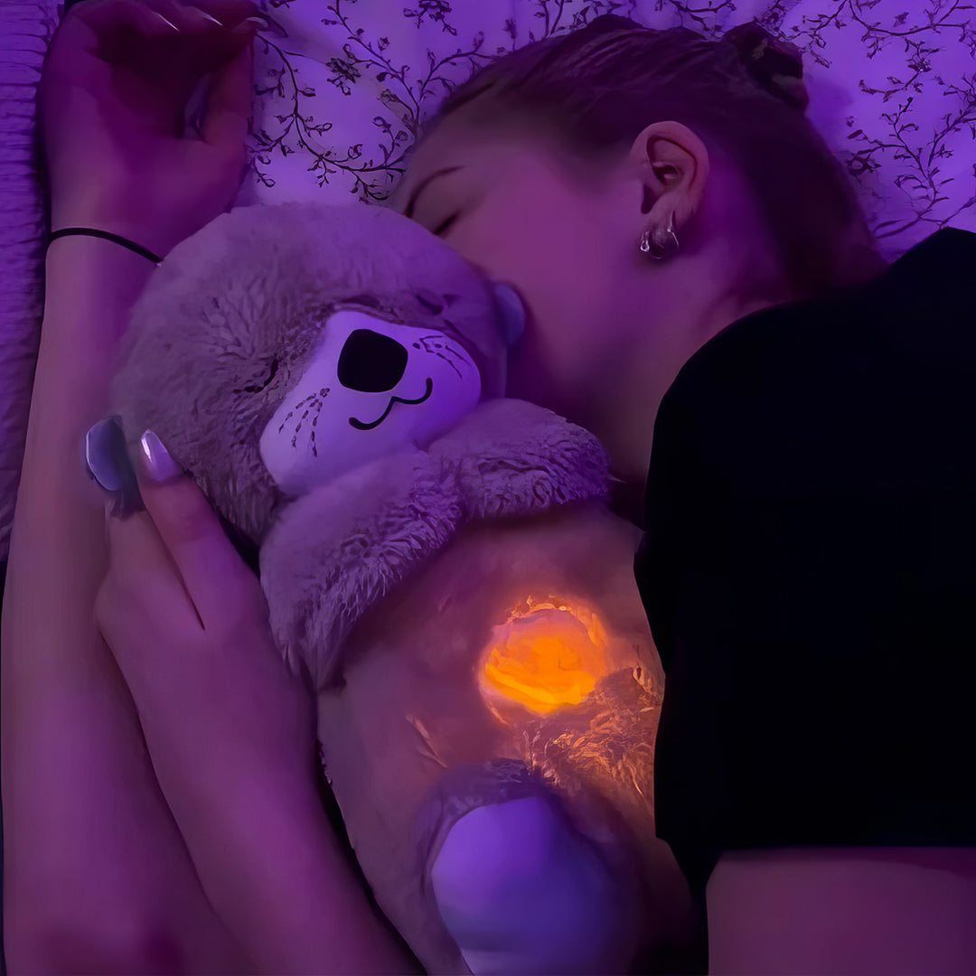 Portable Plush Baby Toy with Music, Sounds, Lights and Breathing Motion